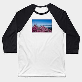 The Way Pink / Swiss Artwork Photography Baseball T-Shirt